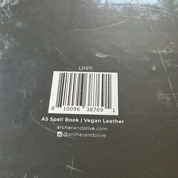Archer & Olive Limited Edition Spell Book A5 Dot Grid Notebook NIB Vegan Leather - Picture 7 of 7